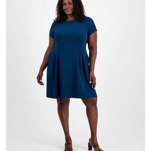 Connected Elegant Blue Women's Dress 16W